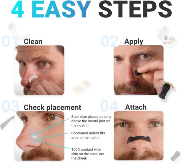 ⁦NOSE STARHTER KIT - لاصقات مغناطيسية للأنف⁩ - الصورة ⁦8⁩